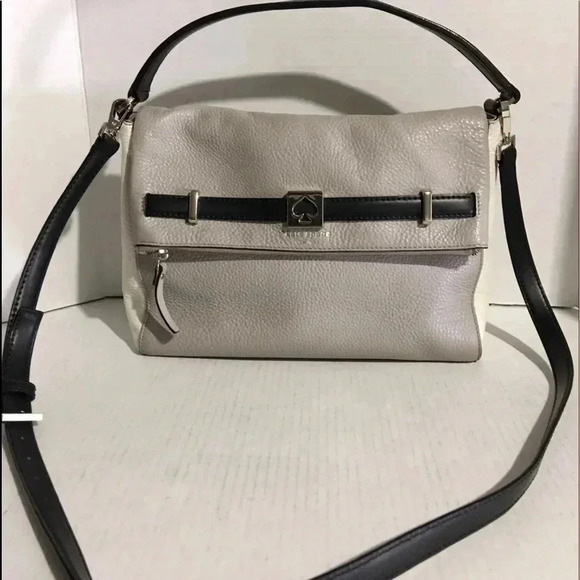 Kate Spade crossbody grey/white/ black crossbody - Picture 1 of 8